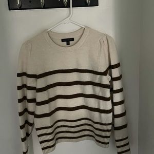Wool blend Banana Republic puffed sleeve sweater